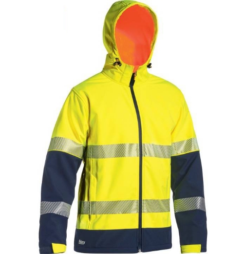 Picture of Bisley, Taped Hi Vis Ripstop Bonded Fleece Jacket